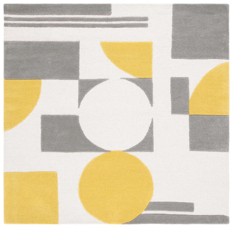 Safavieh Rodeo Drive 6'-0" x 6'-0" Rug in Grey / Gold