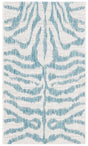 Safavieh Courtyard 2'-0" x 3'-7" Rug in Ivory / Aqua