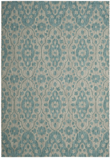Safavieh Martha Stewart 5'-3" x 7'-7" Rug in Grey / Aqua