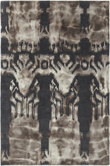 Chandra Cailin CAI-42002 Charcoal / Gray rug, flat view