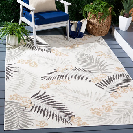 Safavieh Sunrise 4'-0" x 5'-7" Rug in Ivory / Grey Black