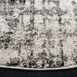 Safavieh Adirondack 6'-0" x 6'-0" Rug in Silver / Black