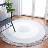 Safavieh Cape Cod 5'-0" x 5'-0" Rug in Grey / Ivory