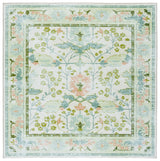 Safavieh Martha Stewart Washable 6'-0" x 6'-0" Rug in Beige / Green