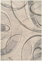 Dynamic Rugs Eclipse 63972 Power Loomed Modern Cream/Grey/Dark Grey Rug - Rectangular