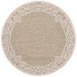 Safavieh Ebony 6'-0" x 6'-0" Rug in Beige / Green