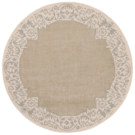 Safavieh Ebony 6'-0" x 6'-0" Rug in Beige / Green