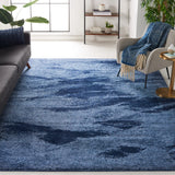 Safavieh Retro 10'-0" x 14'-0" Rug in Light Blue / Blue
