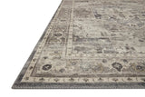 Loloi Hathaway Hth-05 Steel/Ivory Rugs - rug corner