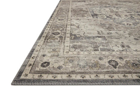 Loloi Hathaway Hth-05 Steel/Ivory Rugs - rug corner