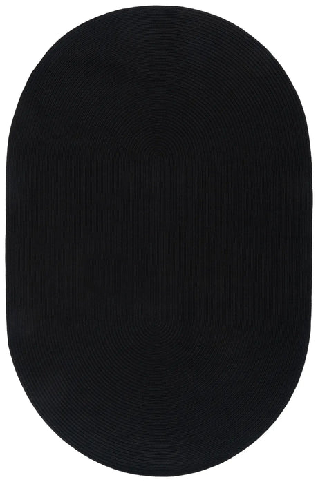 Safavieh Braided 5'-0" x 8'-0" Rug in Black