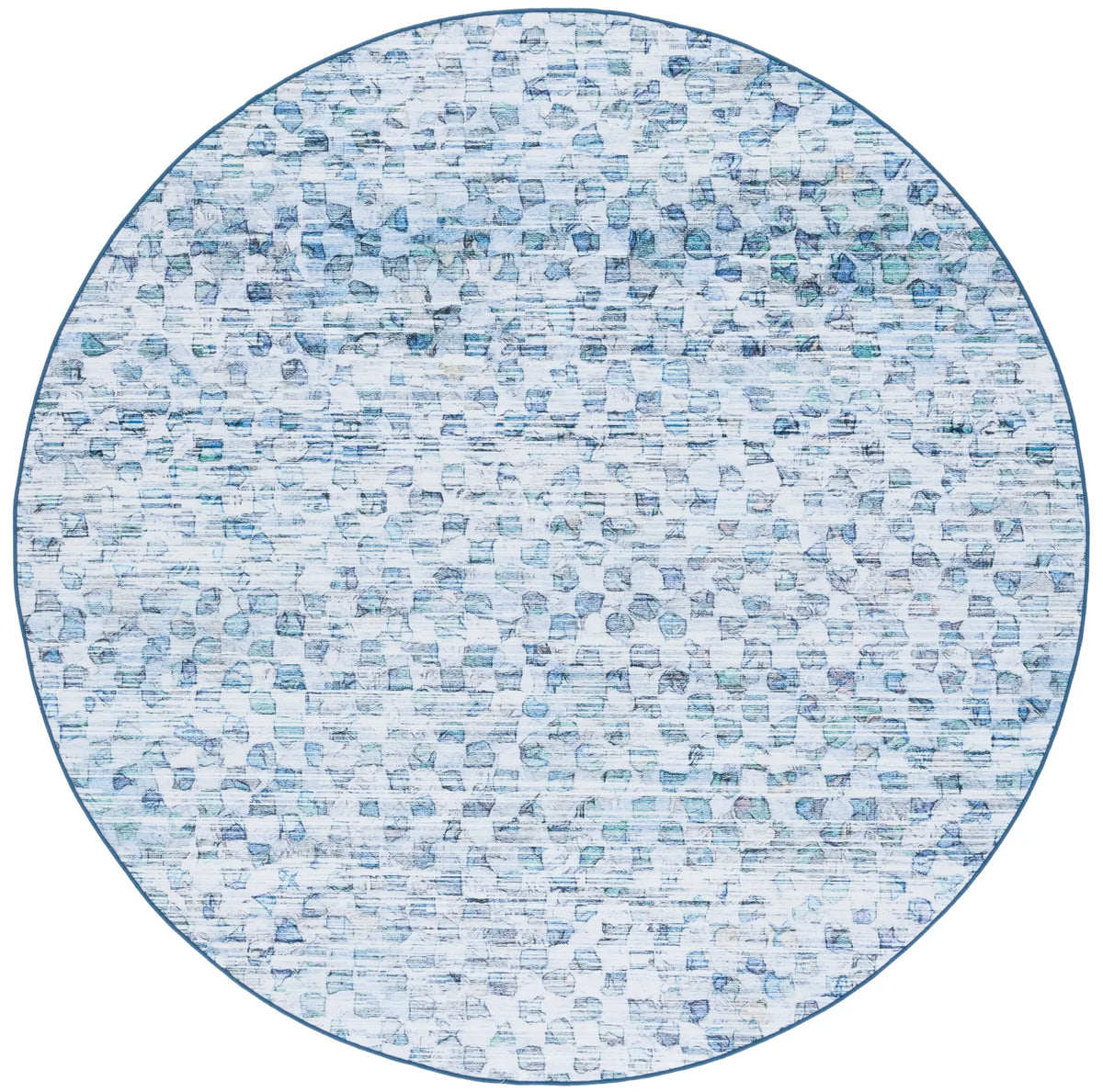 Safavieh Tacoma 6'-0" x 6'-0" Rug in Grey / Aqua