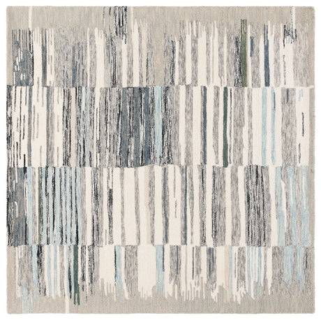Safavieh Ebony 6'-0" x 6'-0" Rug in Ivory / Grey