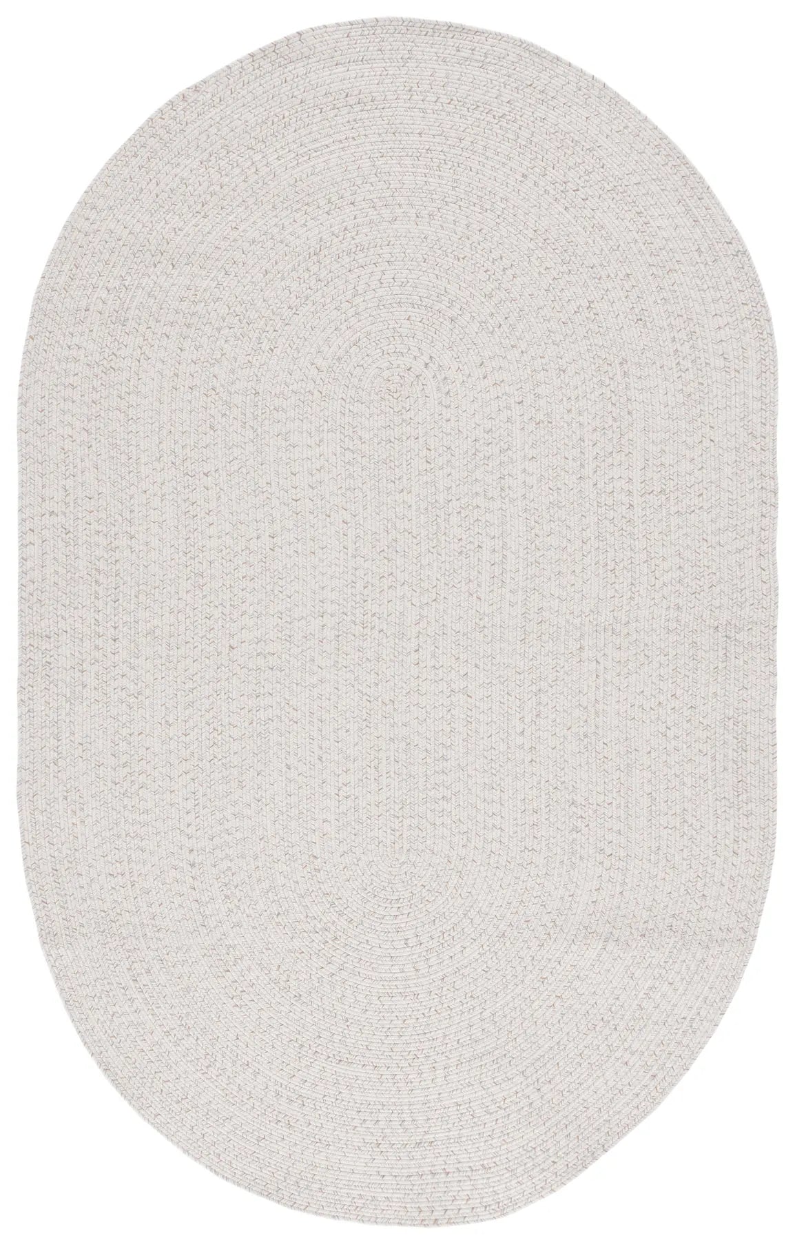 Safavieh Braided 5'-0" x 8'-0" Rug in Ivory / Light Grey