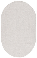 Safavieh Braided 5'-0" x 8'-0" Rug in Ivory / Light Grey