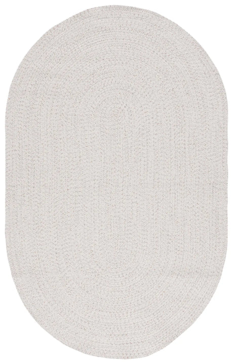 Safavieh Braided 5'-0" x 8'-0" Rug in Ivory / Light Grey