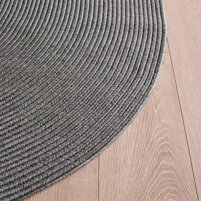 Safavieh Braided 5'-0" x 8'-0" Rug in Dark Grey