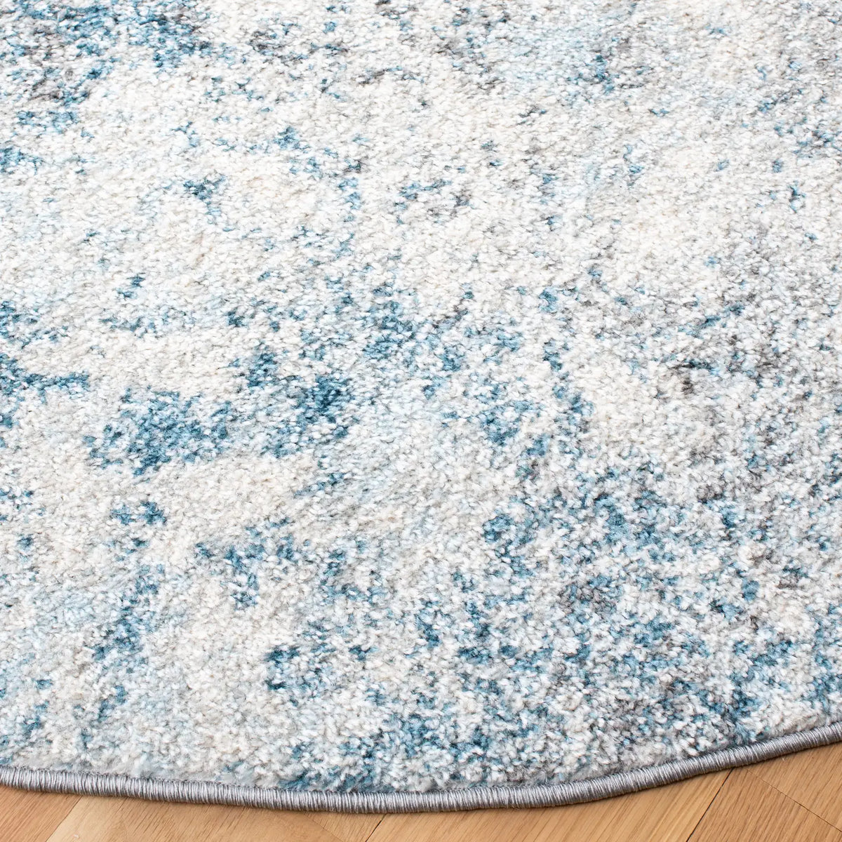Safavieh Tulum 5'-0" x 5'-0" Rug in Ivory / Blue