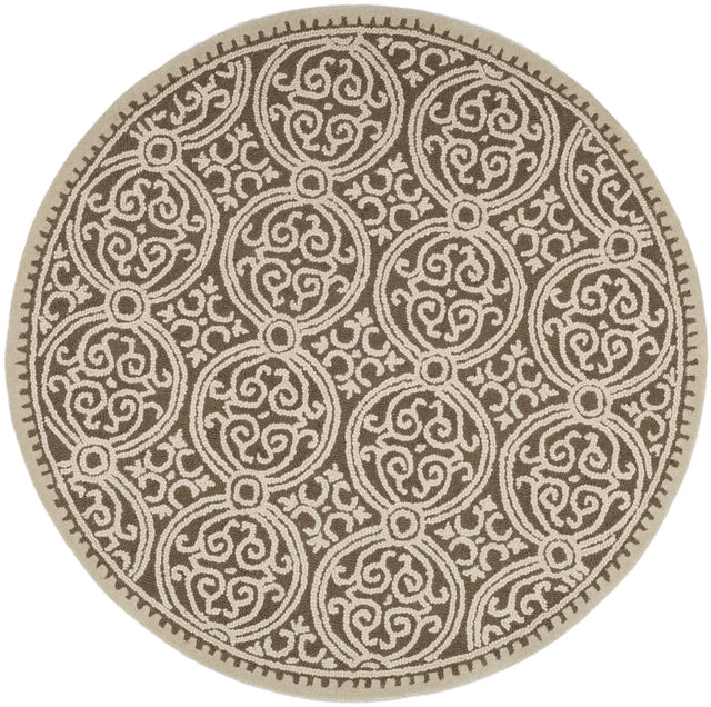 Safavieh Cambridge 6'-0" x 6'-0" Rug in Tan / Multi