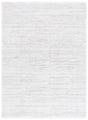 Safavieh Rumi Shag 4'-0" x 6'-0" Rug in Light Grey / Ivory