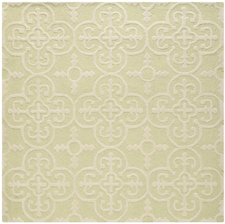 Safavieh Cambridge 6'-0" x 6'-0" Rug in Light Green / Ivory