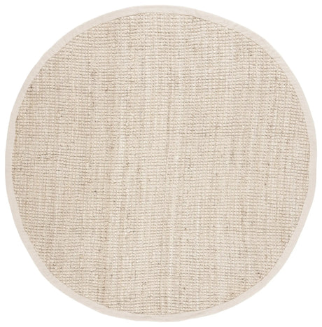 Safavieh Natural Fiber 5'-0" x 5'-0" Rug in Bleach / Ivory