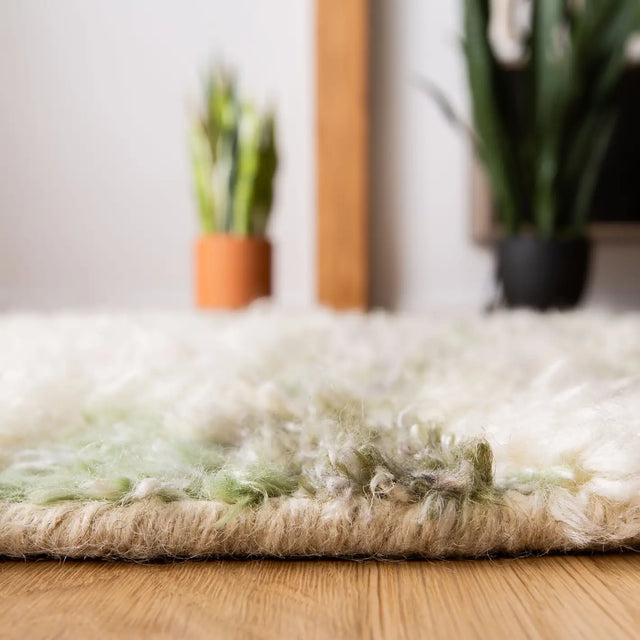 Safavieh Manhattan 4'-0" x 6'-0" Rug in Ivory / Green