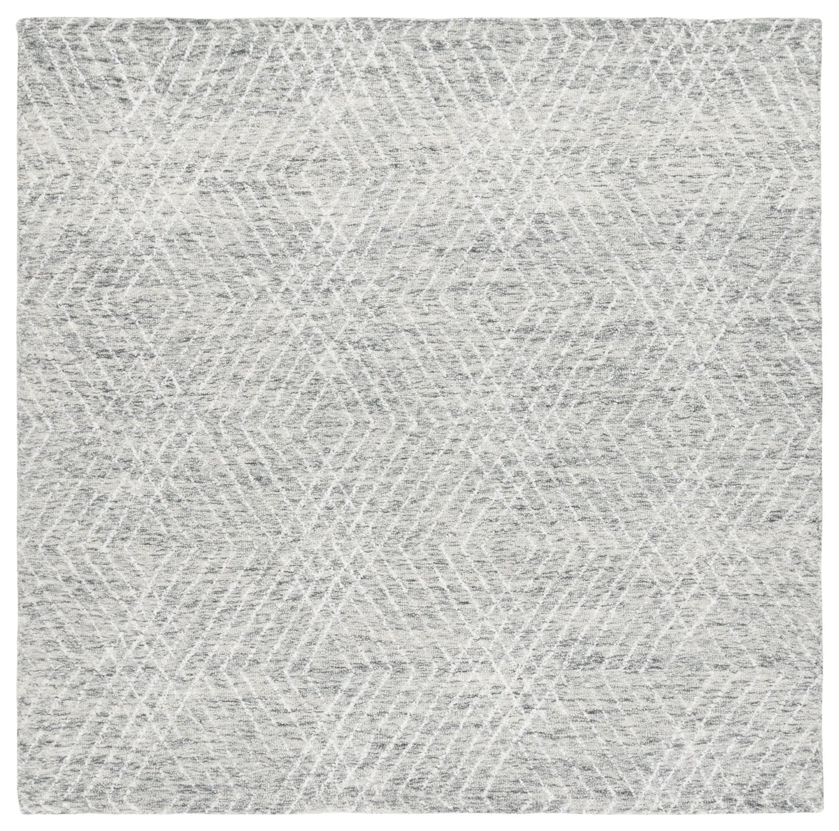Safavieh Abstract 6'-0" x 6'-0" Rug in Grey / Ivory
