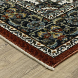 Oriental Weavers Sphinx Vivian VI06A Multi Rugs - corner detail