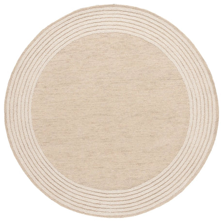 Safavieh Ebony 6'-0" x 6'-0" Rug in Beige / Ivory