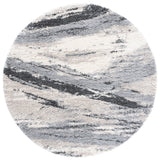 Safavieh Fontana Shag  800 6'-7" x 6'-7" Rug in Grey / Charcoal