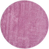 Safavieh Shag 4'-0" x 4'-0" Rug in Pink