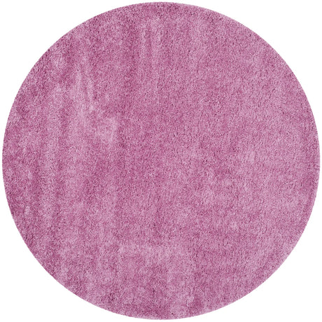 Safavieh Shag 4'-0" x 4'-0" Rug in Pink