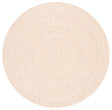Safavieh Braided 3'-0" x 3'-0" Rug in Beige