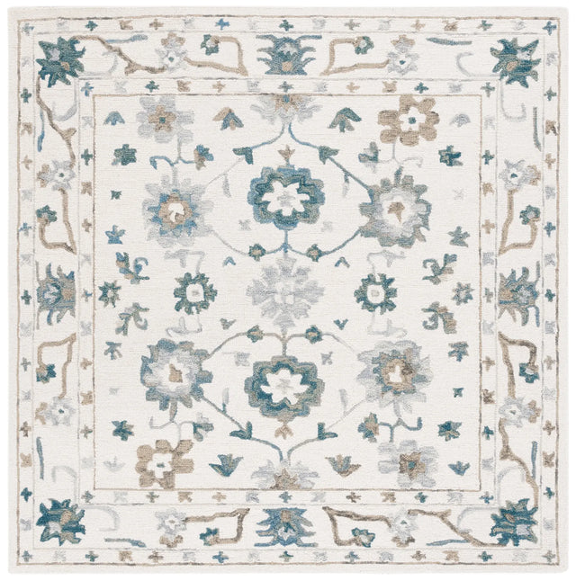 Safavieh Aspen 6'-0" x 6'-0" Rug in Ivory / Blue