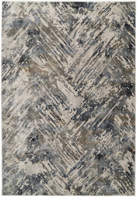 Dynamic Rugs Castilla 3537 Grey / Blue Rugs - Rectangular