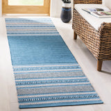 Safavieh Montauk 2'-6" x 10'-0" Rug in Blue / Grey
