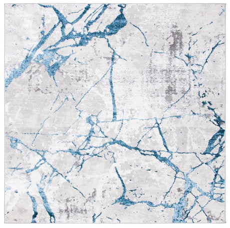 Safavieh Amelia 6'-7" x 6'-7" Rug in Grey / Blue