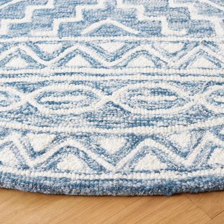 Safavieh Metro 6'-0" x 6'-0" Rug in Blue / Ivory