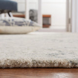 Safavieh Micro-Loop 5'-0" x 8'-0" Rug in Charcoal / Ivory