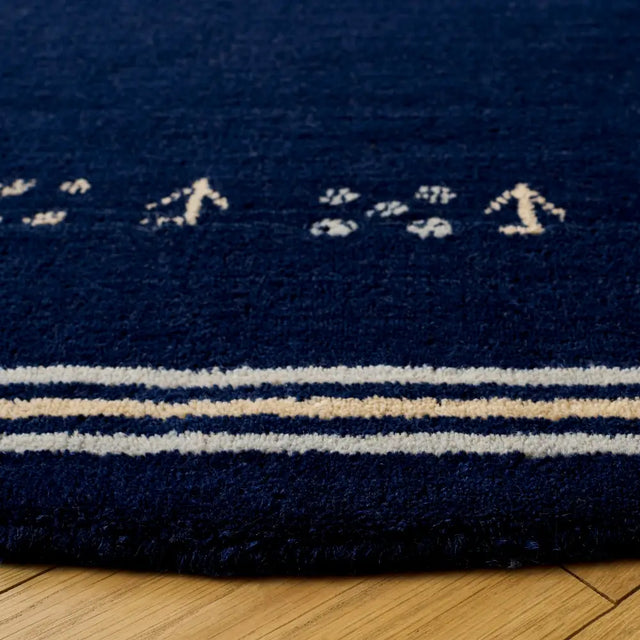 Safavieh Himalaya 6'-0" x 6'-0" Rug in Navy