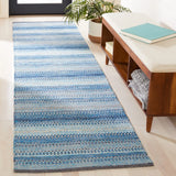Safavieh Montauk 2'-3" x 9'-0" Rug in Grey / Blue
