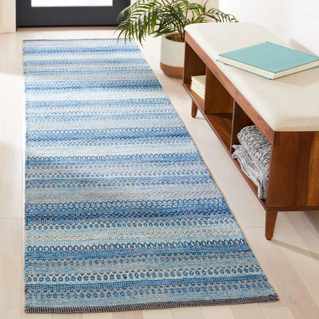 Safavieh Montauk 2'-3" x 9'-0" Rug in Grey / Blue