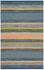 Safavieh Montauk 2'-6" x 4'-0" Rug in Blue / Orange