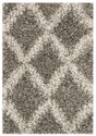 Safavieh Hudson Shag 2'-0" x 3'-0" Rug in Grey / Ivory