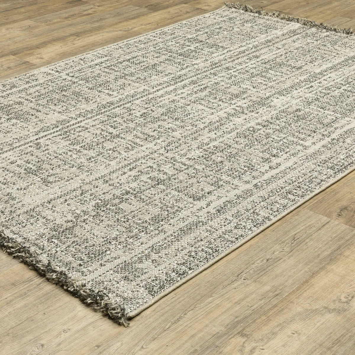 Oriental Weavers Sphinx Gillian 4928H Beige/ Black Rug - angle detail