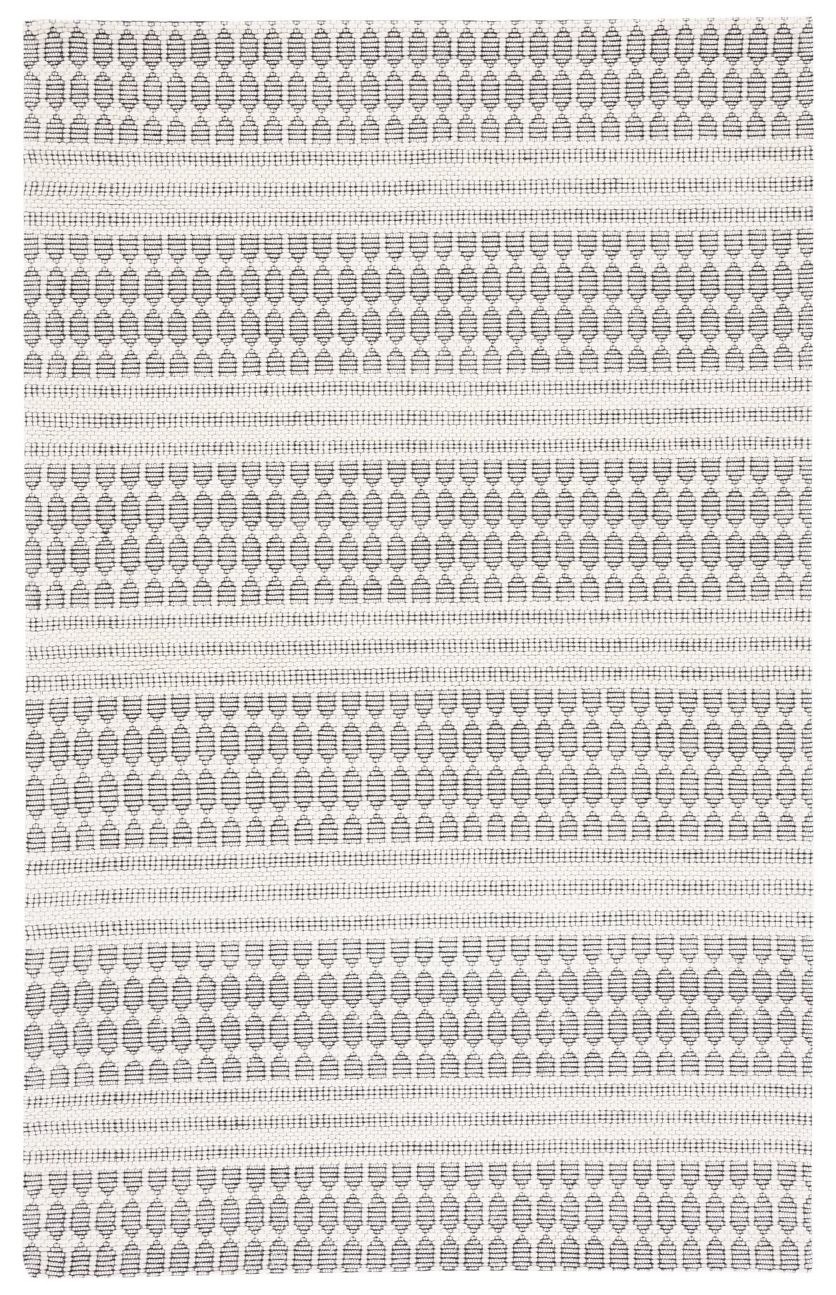 Safavieh Marbella 4'-0" x 6'-0" Rug in Black / Ivory