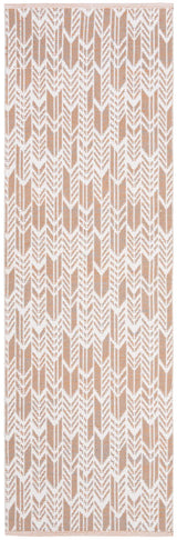 Safavieh Montauk 2'-3" x 7'-0" Rug in Orange / Ivory