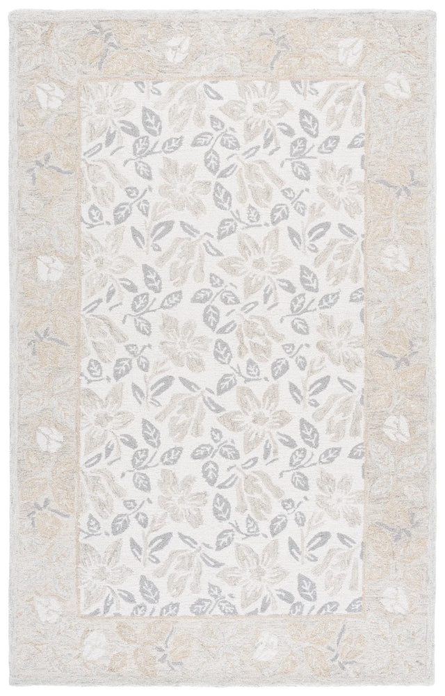 Safavieh Jardin 4'-0" x 6'-0" Rug in Ivory / Grey