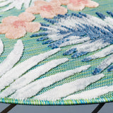 Safavieh Cabana 6'-5" x 6'-5" Rug in Green / Navy